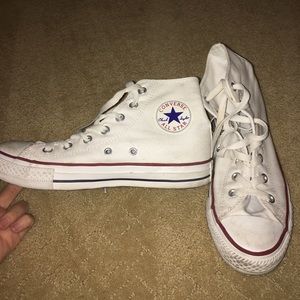 White High Top Converse